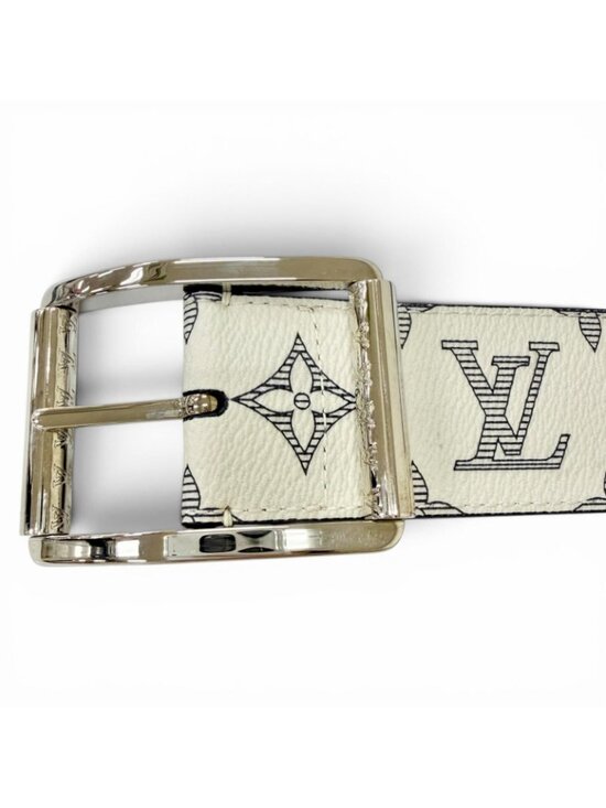 Louis Vuitton Ceinture Reverso Leather Chapman Brazza Monogram Savannah Belt main image 6